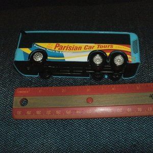Disney PIXAR World of Cars EMMANUEL PARISIAN CAR TOURS 5" BUS Mattel 2014
